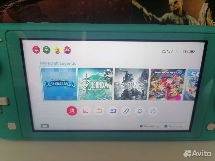 Прошитый Nintendo Switch lite 160Gb/Много Игр