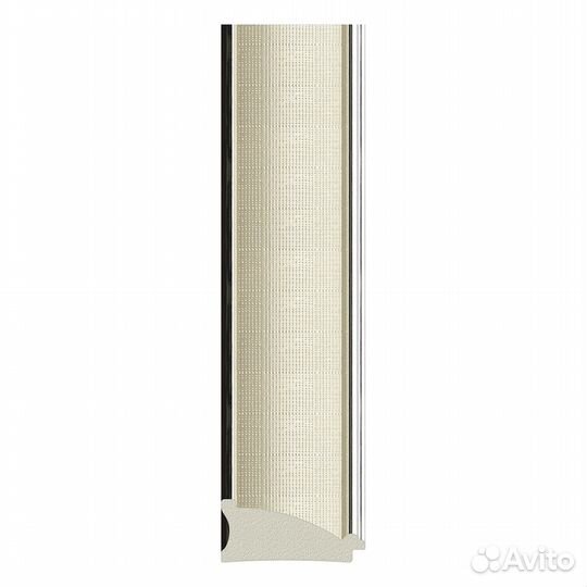 Зеркало в багетной раме evoform definite 78 белая кожа с хромом BY 7634