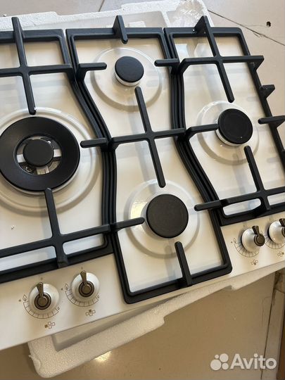 Варочная панель gorenje бежевый 4 камфорки газ