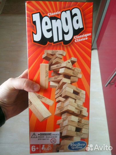 Игра новая Jenga (Дженга) оригинал от Hasbro