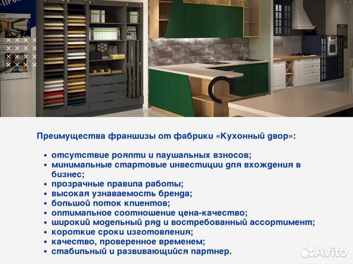 Франшиза. Кухни на заказ. Готовый бизнес