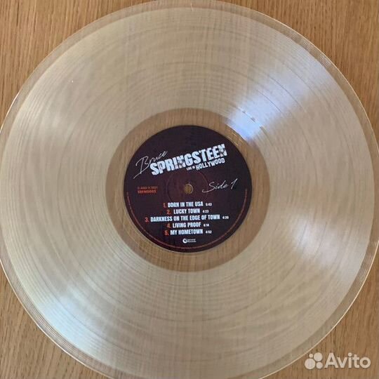 Виниловая пластинка springsteen bruce - live IN hollywood 1992 (natural clear vinyl) (LP)