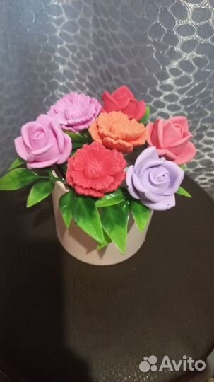 Мини-букет из мыла