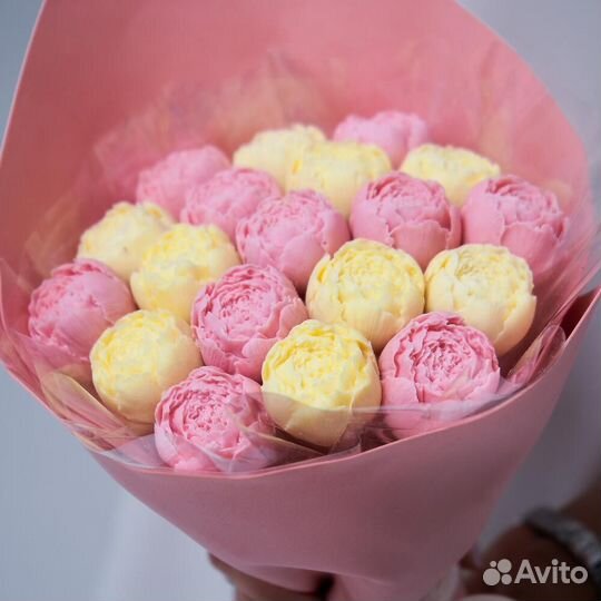 Пионы из шоколада