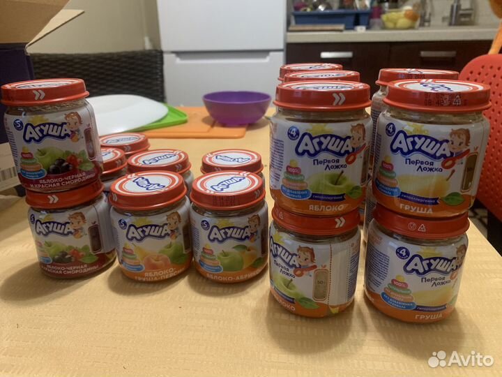 Фруктовое пюре Агуша