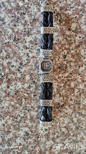 Серебряный браслет мужской 925 пробы