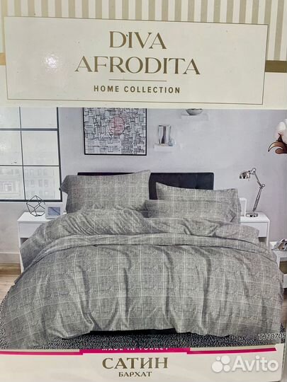 Белье постельное Diva Afrodita Турция Сатин евро