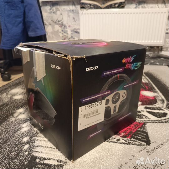Игровой руль от Dexp wheelman pro