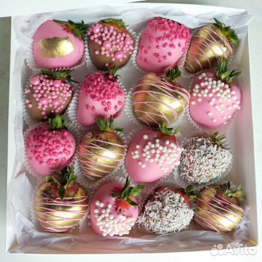 Клубника в шоколаде, боксы от 9шт