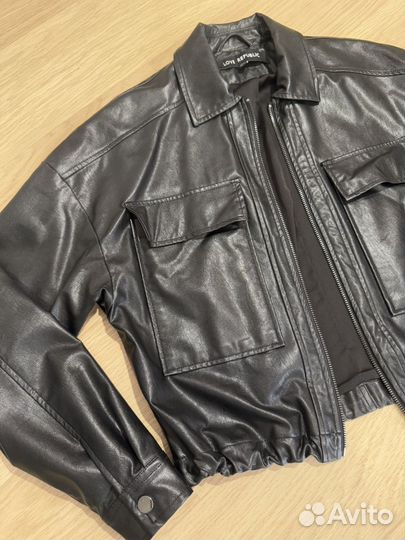 Кожаная куртка love republic s