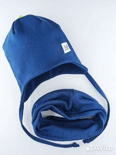 Комплект Шапка и снуд для мальчика 46-48