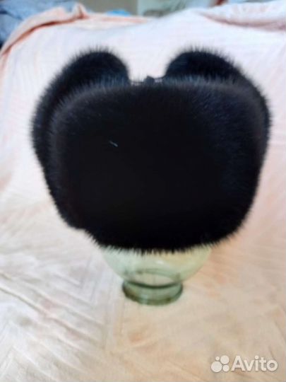 Норковая шапка мужская