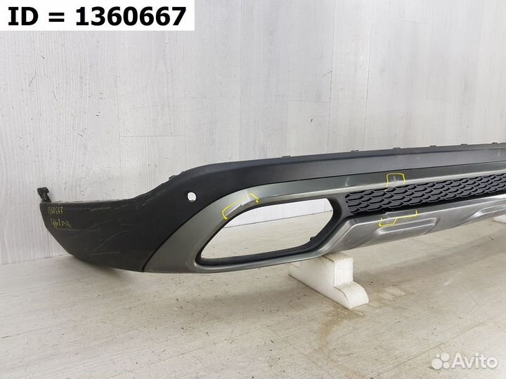 Спойлер заднего бампера