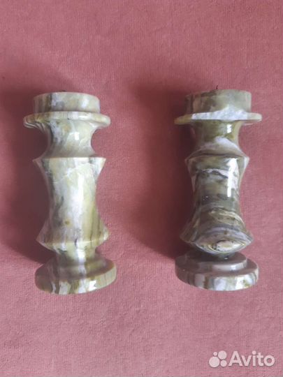 Подсвечники из натурального камня