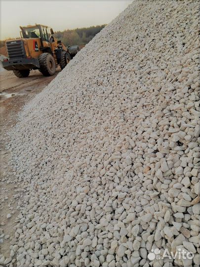 Щебень известняковый