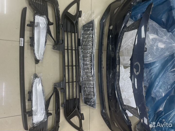 Передний бампер kia optima 4 рестайлинг в сборе