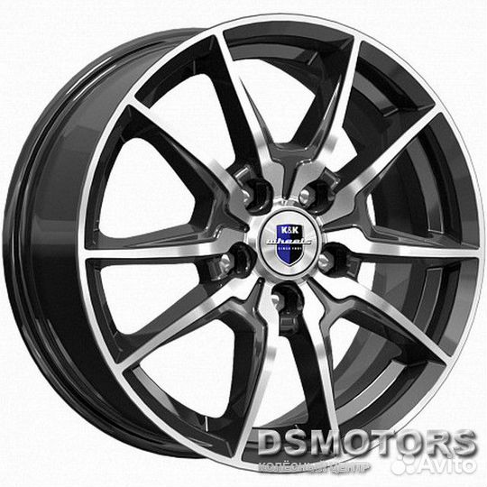 Диски Адамар 6.5/16 5x112 ET46 d57.1 алмаз чёрный