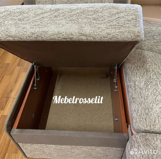 Кухонный угловой диван с подсветкой