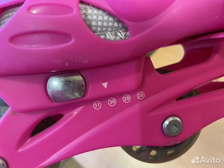 Ролики для девочки р-р 28-31 раздвижные