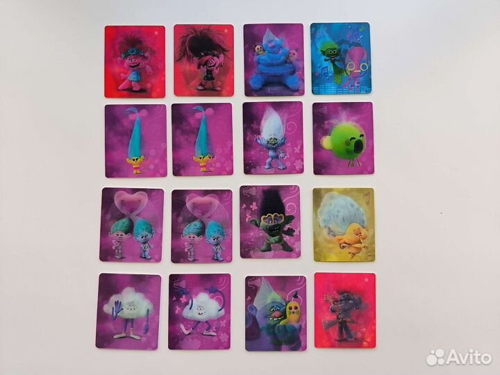 Карточки Тролли Большие гастроли