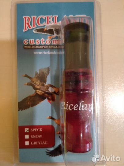 Манок RCC 5/8 poly speck на белолобого гуся