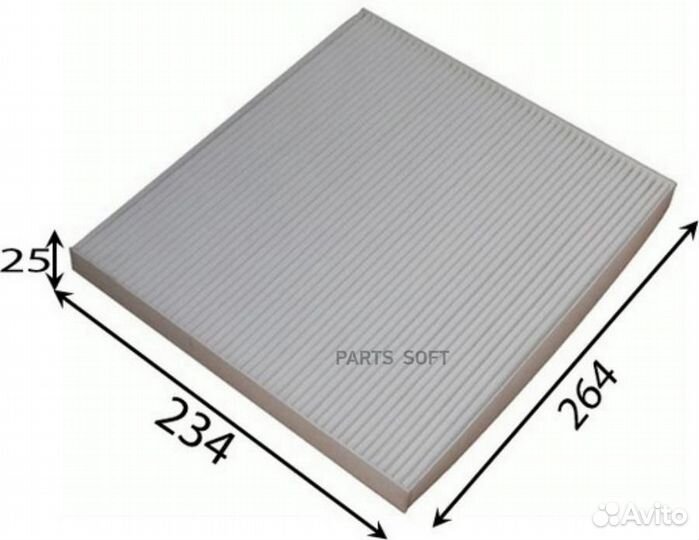 JS asakashi AC0193 Фильтр салона cadillac CTS/SRX