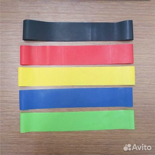 Резинки для фитнеса, 5 шт