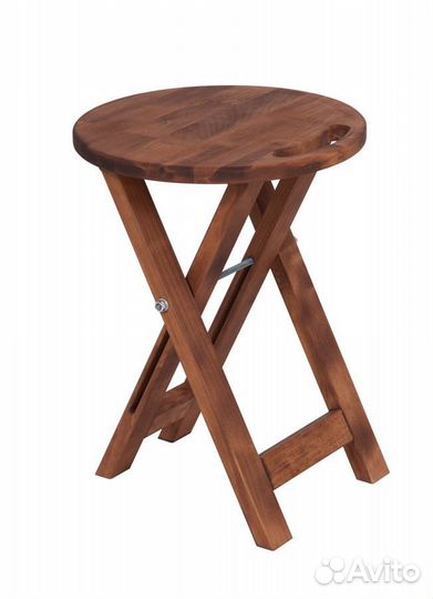 Табурет складной темный орех. Москва и мо