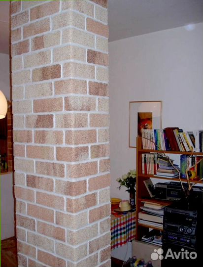 Гибкий кирпич на сетке