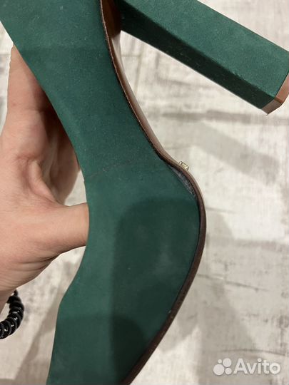 Туфли натуральный велюр