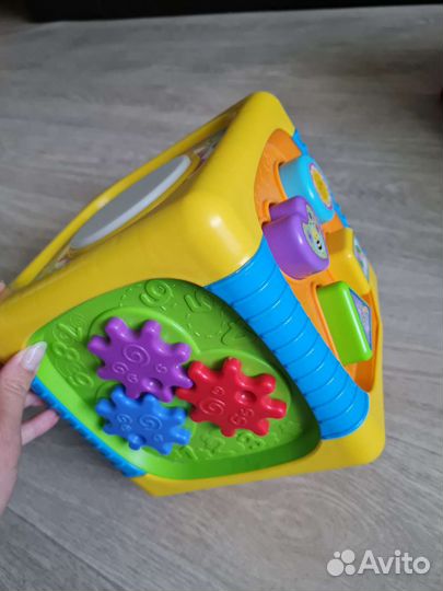 Развивающий кубик BabyGo / Бизиборд кубик /бизикуб