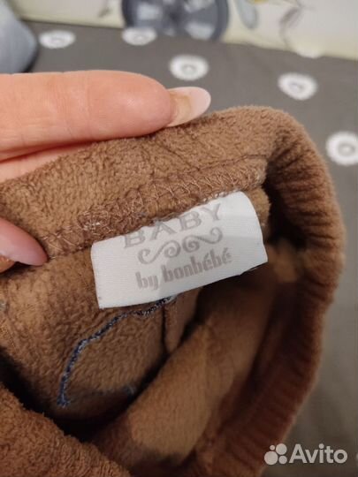 Штанишки флисовые 0-3 мес