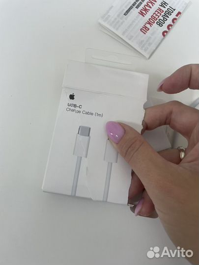 Зарядный шнур кабель apple USB-C