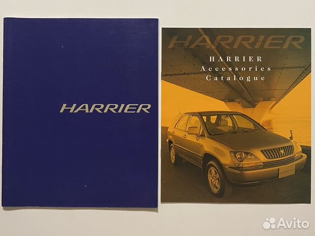 Дилерский каталог Toyota Harrier 1997 Япония