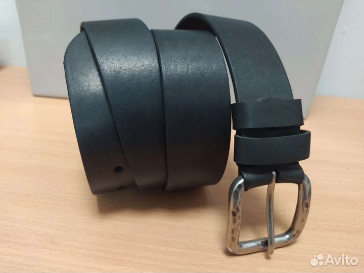 Ремень мужской кожаный. Новый