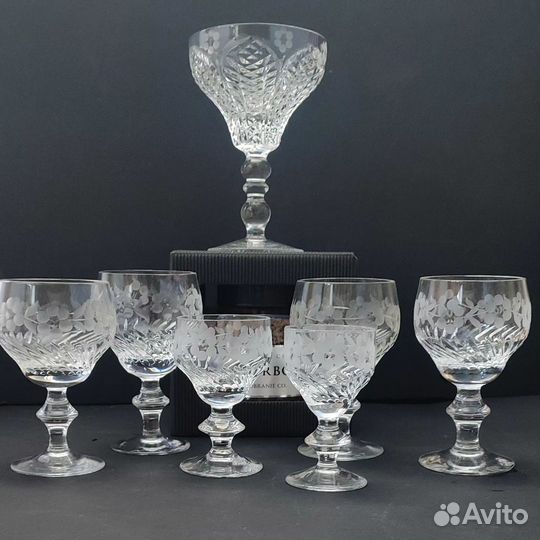 Хрустальные бокалы, рюмки лзхс