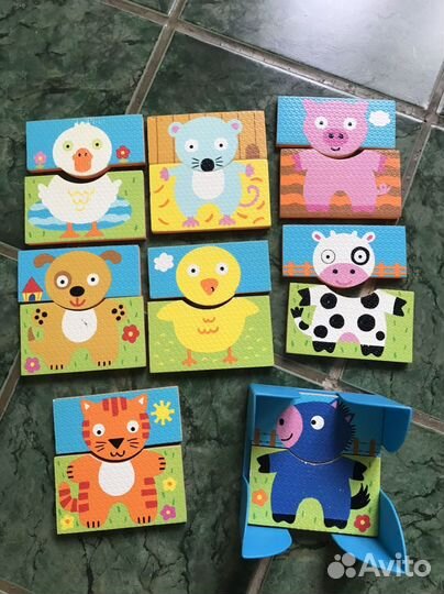 Развивающие игрушки пазлы