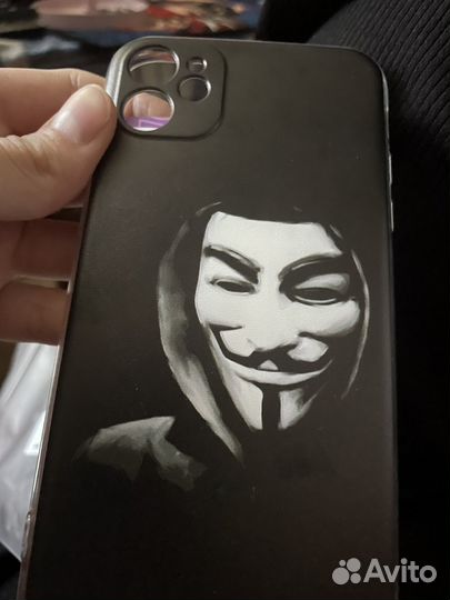 Продам чехол с анонимусом