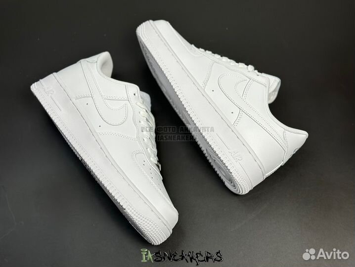 Кроссовки Nike Air Force 1 low white унисекс 37-45