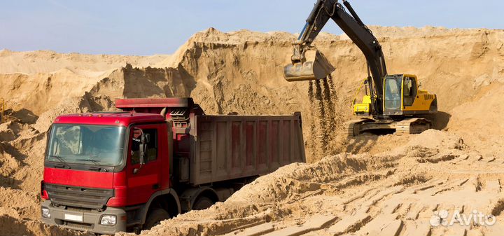 Карьерный песок с доставкой