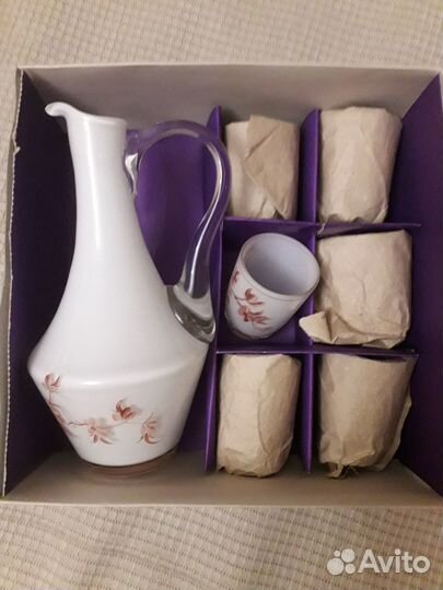 Подарочный набор стекло хрусталь, 7 предметов