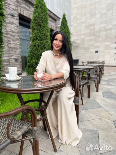 Муслиновый костюм женский