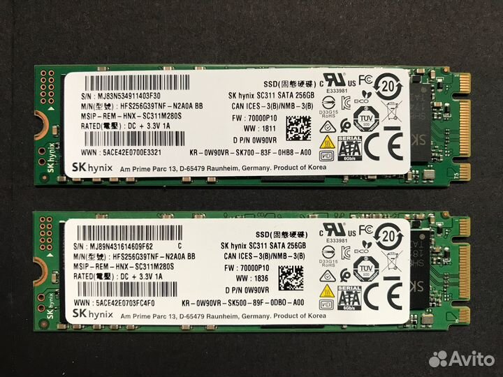SSD M.2 SK Hynix SC311 256Gb