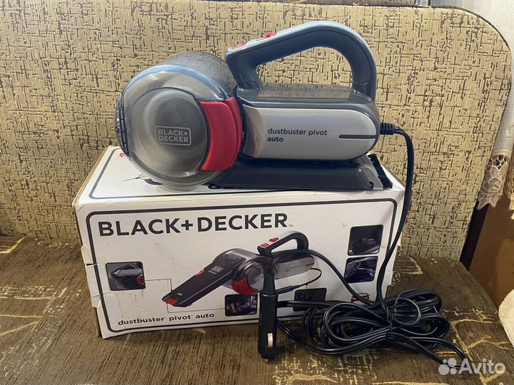 Автомобильный пылесос Black Decker PV1200AV-XK