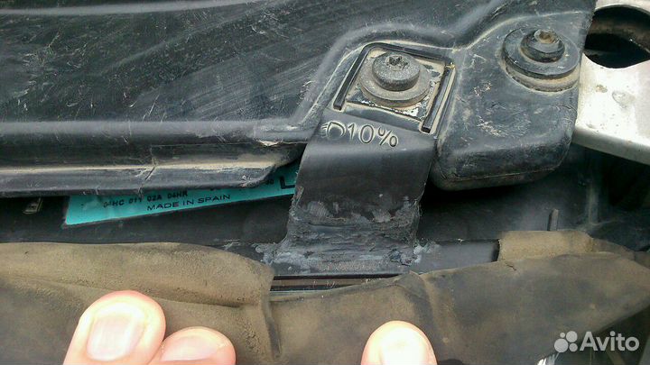 Ремонт креплений фар, сварка пластика, бампера