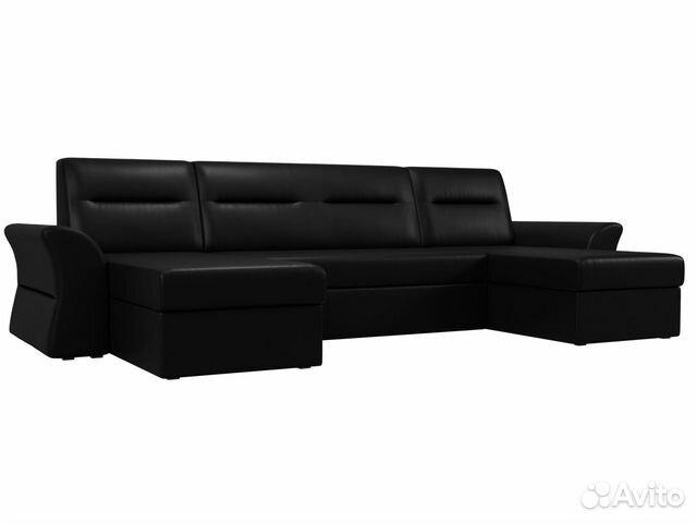 П-образный диван Клайд, Экокожа, модель 109317