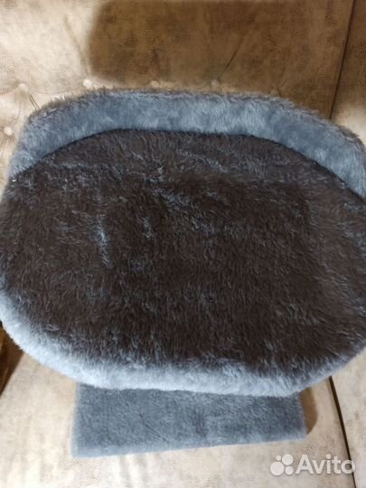 Когтеточка для кошек с лежанкой