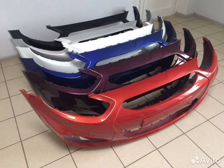 Бампер передний hyundai solaris2011-2014