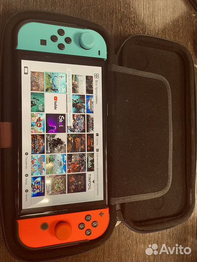 Nintendo switch oled - прошитая (hwfly + 512GB)