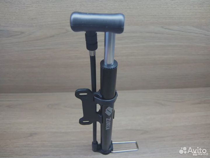 Насос велосипедный Zukka mini pump ZK-2821, алюмин